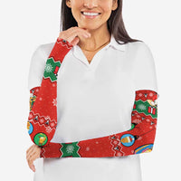 Lovely Giraffe Christmas Arm Sleeves Xmas Holiday Patterns - Wonder Print Shop