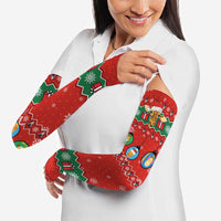 Lovely Giraffe Christmas Arm Sleeves Xmas Holiday Patterns - Wonder Print Shop