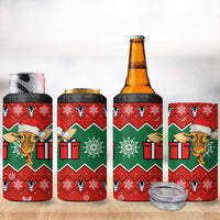 Lovely Giraffe Christmas 4 in 1 Can Cooler Tumbler Xmas Holiday Patterns - Wonder Print Shop