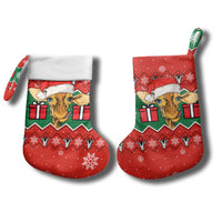 Lovely Giraffe Christmas Stocking Xmas Holiday Patterns - Wonder Print Shop