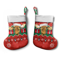 Lovely Giraffe Christmas Stocking Xmas Holiday Patterns - Wonder Print Shop