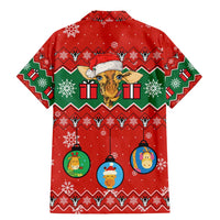 Lovely Giraffe Christmas Family Matching Mermaid Dress and Hawaiian Shirt Xmas Holiday Patterns - Wonder Print Shop