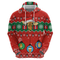Lovely Giraffe Christmas Hoodie Xmas Holiday Patterns - Wonder Print Shop