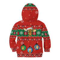 Lovely Giraffe Christmas Kid Hoodie Xmas Holiday Patterns - Wonder Print Shop