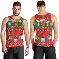 Lovely Giraffe Christmas Men Tank Top Xmas Holiday Patterns - Wonder Print Shop