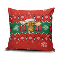 Lovely Giraffe Christmas Pillow Cover Xmas Holiday Patterns - Wonder Print Shop