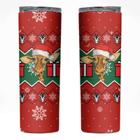 Lovely Giraffe Christmas Skinny Tumbler Xmas Holiday Patterns - Wonder Print Shop