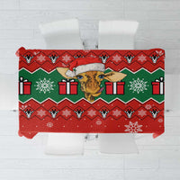 Lovely Giraffe Christmas Tablecloth Xmas Holiday Patterns - Wonder Print Shop
