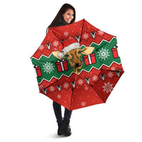 Lovely Giraffe Christmas Umbrella Xmas Holiday Patterns - Wonder Print Shop