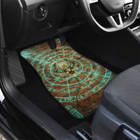 Horus Eye of Ra Car Mats Golden Falcon Ancient Egyptian Symbol in Futuristic