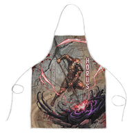 Horus Behdety Warrior Apron with Falcon Mask and Spear Ancient Egyptian Combat