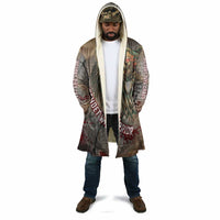 Horus Behdety Warrior Cloak with Falcon Mask and Spear Ancient Egyptian Combat