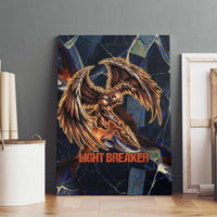 Heru-Ur Canvas Wall Art Flaming Wings and Sword Ancient Egyptian Warrior