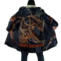 Heru-Ur Cloak Flaming Wings and Sword Ancient Egyptian Warrior