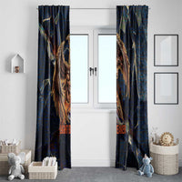 Heru-Ur Window Curtain Flaming Wings and Sword Ancient Egyptian Warrior