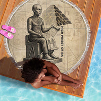 Imhotep Beach Blanket Pyramid Blueprints Ancient Egyptian Architecture and Priest