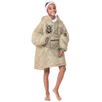 Imhotep Kid Wearable Blanket Hoodie Pyramid Blueprints Ancient Egyptian Architecture and Priest