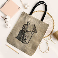 Imhotep Tote Bag Pyramid Blueprints Ancient Egyptian Architecture and Priest