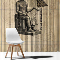 Imhotep Window Curtain Pyramid Blueprints Ancient Egyptian Architecture and Priest