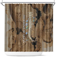 Imhotep Eye of Horus Shower Curtain Papyrus Scrolls Ancient Egyptian Medicine