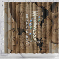 Imhotep Eye of Horus Shower Curtain Papyrus Scrolls Ancient Egyptian Medicine