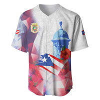 Puerto Rico Baseball Jersey with Coqui Frog, Hibiscus Flowers, and Flag Landmark Design - Wonder Print Shop