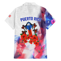 Puerto Rico Family Matching Off The Shoulder Long Sleeve Dress and Hawaiian Shirt with Coqui Frog, Hibiscus Flowers, and Flag Landmark Design - Wonder Print Shop