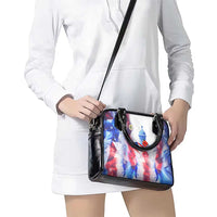 Puerto Rico Shoulder Handbag with Coqui Frog, Hibiscus Flowers, and Flag Landmark Design - Wonder Print Shop
