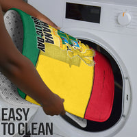 Ghana Republic Day Bathroom Set Ghanaian Pride Flag Colors With Coat Of Arms And Black Star