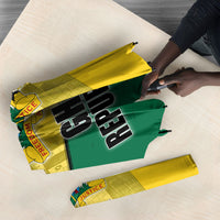 Ghana Republic Day Umbrella Ghanaian Pride Flag Colors With Coat Of Arms And Black Star