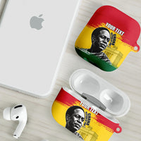 Personalized Ghana Republic Day AirPods Case Kwame Nkrumah Vintage Portrait Art - July 1st Theme