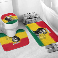 Personalized Ghana Republic Day Bathroom Set Kwame Nkrumah Vintage Portrait Art - July 1st Theme