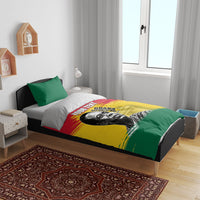 Personalized Ghana Republic Day Bedding Set Kwame Nkrumah Vintage Portrait Art - July 1st Theme