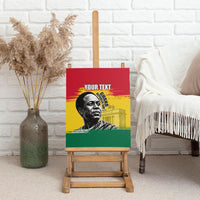 Personalized Ghana Republic Day Canvas Wall Art Kwame Nkrumah Vintage Portrait Art - July 1st Theme