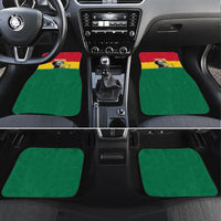 Personalized Ghana Republic Day Car Mats Kwame Nkrumah Vintage Portrait Art - July 1st Theme