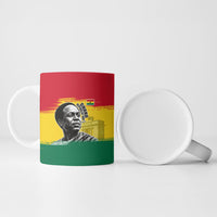 Personalized Ghana Republic Day Ceramic Mug Kwame Nkrumah Vintage Portrait Art - July 1st Theme