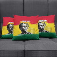 Personalized Ghana Republic Day Pillow Cover Kwame Nkrumah Vintage Portrait Art - July 1st Theme
