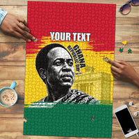 Personalized Ghana Republic Day Puzzle Kwame Nkrumah Vintage Portrait Art - July 1st Theme