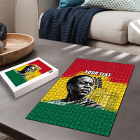 Personalized Ghana Republic Day Puzzle Kwame Nkrumah Vintage Portrait Art - July 1st Theme