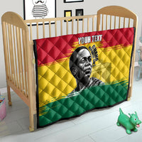 Personalized Ghana Republic Day Quilt Kwame Nkrumah Vintage Portrait Art - July 1st Theme