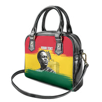 Personalized Ghana Republic Day Shoulder Handbag Kwame Nkrumah Vintage Portrait Art - July 1st Theme