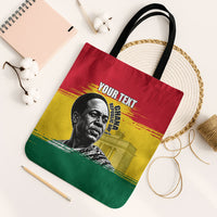 Personalized Ghana Republic Day Tote Bag Kwame Nkrumah Vintage Portrait Art - July 1st Theme
