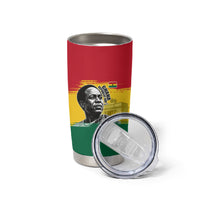Personalized Ghana Republic Day Tumbler Cup Kwame Nkrumah Vintage Portrait Art - July 1st Theme