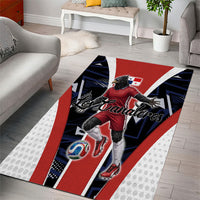 Panama Soccer Harpy Eagle Area Rug Los Canaleros Football Mascot Fan