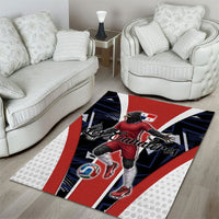 Panama Soccer Harpy Eagle Area Rug Los Canaleros Football Mascot Fan