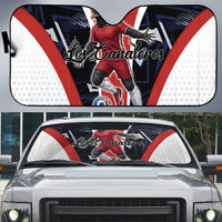 Panama Soccer Harpy Eagle Auto Sun Shade Los Canaleros Football Mascot Fan