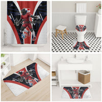 Panama Soccer Harpy Eagle Bathroom Set Los Canaleros Football Mascot Fan