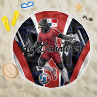 Panama Soccer Harpy Eagle Beach Blanket Los Canaleros Football Mascot Fan