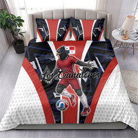 Panama Soccer Harpy Eagle Bedding Set Los Canaleros Football Mascot Fan