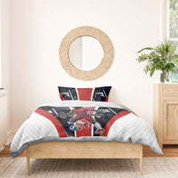 Panama Soccer Harpy Eagle Bedding Set Los Canaleros Football Mascot Fan